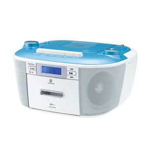 【中古】【未使用】コイズミ ラジカセ SAD-4935/A [ブルー]