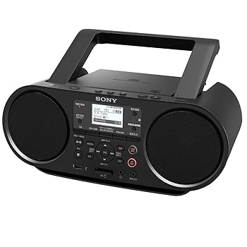 【中古】【未使用】ソニー CDラジオ Bluetooth/FM/AM/ワイドFM対応 語学学習用機能 電池駆動可能 ブラック ZS-RS81BT 65,736円