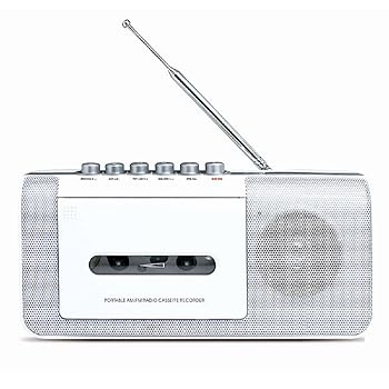 【中古】【未使用】ステイヤー ステイヤー AM/FMラジオ カセットテープレコーダー ホワイト ST-RC01WH