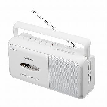 【中古】WINTECH モノラルラジカセ SCT-M110 ホワイト