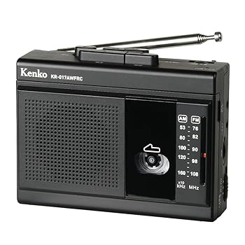 【中古】ケンコー ラジオカセットレコーダー KR-017AWFRC 5413-086｜AJIMURA-SHOP