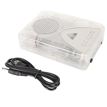 【中古】【未当て嵌める】3.5粍手玉付き添い人ポータブルカセットプレーヤー、内蔵金棒引き、FM/AMラジオ受信機、USB変換器、乾電池またはUSBワット数、せつ然たるな音響 その他-家電