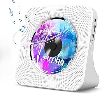 【中古】【未使用】CDプレーヤー 卓上置き式 ラジカセ 多機能 防塵透明カバー付き 音楽再生/語学学習/胎児教育 PSE認証済み 日本語説明書 ホワイト (a) 26,960円