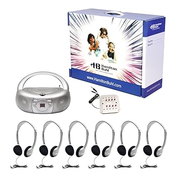 【中古】HamiltonBuhl Basic CD/AM-FM Listening Center, 6 Stations, Carry Box