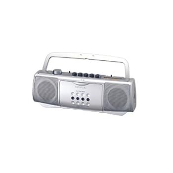 【中古】ケンウッド KENWOOD CXR-A3TV-S(シルバー) ラジオ＆カセット・ステレオシステム