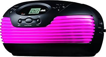 【中古】Coby CD Portable Boom Box with AM/FM Radio (Pink) by Coby