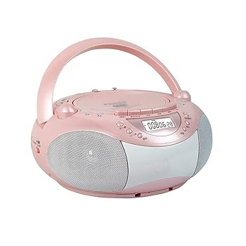 【中古】【未使用】AM/FMラジオ、ヘッドフォンジャック、リプレイCD/DVDテープ記録、MP3 / MP4プレーヤー多機能学習機械付CDプレーヤーポータブルブームックス (Col
