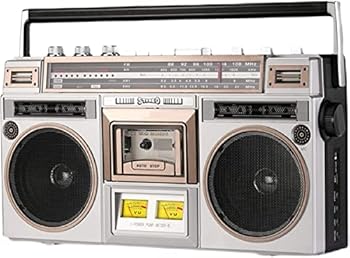 【中古】レトロカセットラジカセ、携帯型高忠実度AM/FMラジオ受信機Bluetooth楽器演奏者リコーダー、テープをUSB/SDに取り替えっこ、古典派音楽80年月日表現スタイル