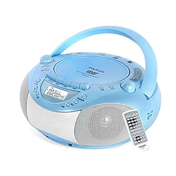 【中古】DVD/VCD/CD ラジカセ、リモコンとヘッドフォン ジャック付き AM/FM カセット プレーヤー、ディスク リッピングと接続 TV ビデオ機能、録画リピー