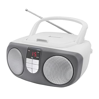 【中古】Soundmaster SCD1400 ラジオ受信機携帯型CD楽器演奏者ラジオ受信機AUX-IN キッズラジオブームボックス、その人の特徴: wei?