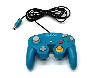 【中古】ニンテンドーゲームキューブ専用コントローラ エメラルドブルー