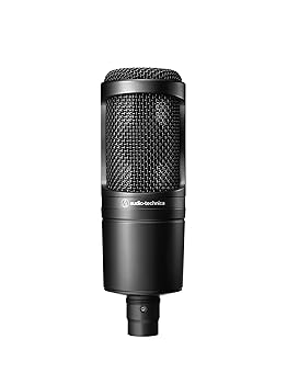 【中古】オーディオテクニカ AT2020 コンデンサーマイク XLR 動画配信 宅録 ポッドキャスト 実況 DTM レコーディング マイク 【国内正規品】 ブラック|AJIMURA-SHOP