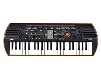 【中古】カシオ(CASIO) ミニキーボード Casiotone SA-76 44ミニ鍵盤 100音色内蔵 正確な音程だから音とりにも便利 液晶画面搭載 2電源対応