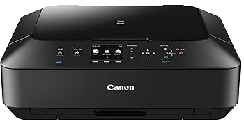 【中古】旧真似形 Canon インクジェット印刷者練り合わせる機 PIXUS MG6530 BK その他-パソコン・周辺機器