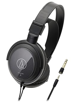【中古】オーディオテクニカ ATH-AVC300 ヘッドホン 有線 ケーブル 3m /6.3mm標準/3.5mmミニ接続 ブラック