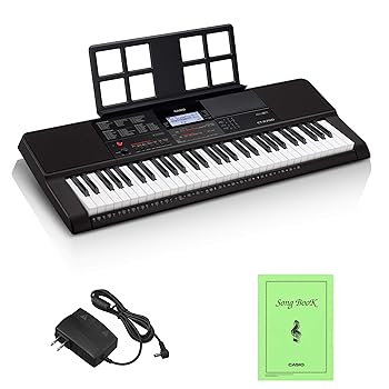 【中古】【未使用】カシオ(CASIO)電子キーボード Casiotone CT-X700 61鍵盤 クオリティの高いAiX音源 強弱表現可能なタッチレスポンス 600音色 195リズム 自動伴奏