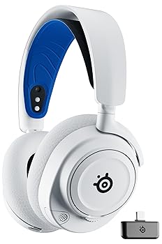 【中古】【未使用】SteelSeries ワイヤレス ゲーミングヘッドセット ヘッドホン 軽量 ボイスチャット可能 ゲームとスマホを同時接続 Arctis Nova 7P 無線 密閉型 Sw｜AJIMURA-SHOP