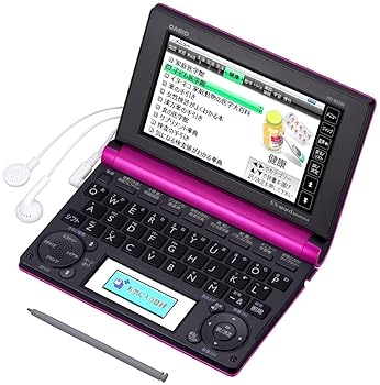 【中古】CASIO Ex-word 電子辞書 一般・総合モデル(家庭・実用向け) ビビッドピンク 100コンテンツ・1000文学作品・クラシック1000フレーズ収録 ツインカ｜AJIMURA-SHOP