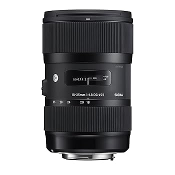 【中古】シグマ(Sigma) レンズ 18-35mm F1.8 DC HSM Canon キヤノン EF-Sマウント ズーム 標準 APS-C 一眼レフ用 Art｜AJIMURA-SHOP