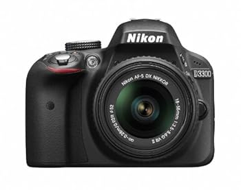 【中古】Nikon デジタル一眼レフカメラ D3300 18-55 VR IIレンズキット ブラック D3300LKBK｜AJIMURA-SHOP