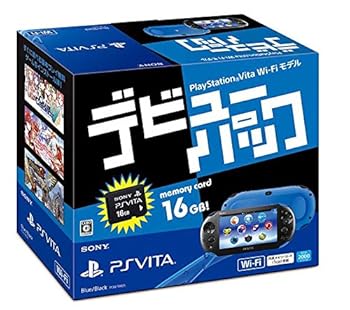 【中古】PlayStation Vita デビューパック Wi-Fiモデル ブルー/ブラック｜AJIMURA-SHOP