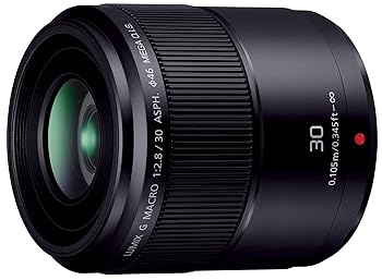 【中古】パナソニック(Panasonic) 単焦点 マクロレンズ マイクロフォーサーズ用 ルミックス G MACRO 30mm/ F2.8 ASPH. / MEGA O.I.S. H-HS030 ブラック｜AJIMURA-SHOP