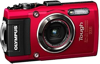 【中古】OLYMPUS デジタルカメラ STYLUS TG-4 Tough レッド 1600万画素CMOS F2.0 15m 防水 100kgf耐荷重 GPS+電子コンパス&内蔵Wi-Fi TG-4 RED