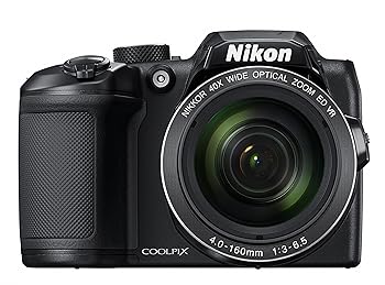 【中古】Nikon デジタルカメラ COOLPIX B500 光学40倍ズーム 1602万画素 単三電池 ブラック B500BK|AJIMURA-SHOP