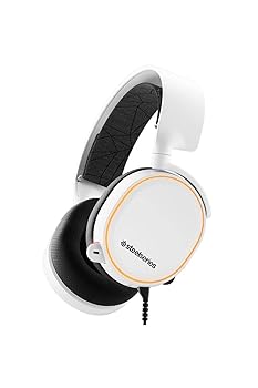 【中古】SteelSeries ゲーミングヘッドセット マイク付き 有線 密閉型 PC PS5 PS4 Switch 対応 7.1chサラウンド Arctis 5 61507