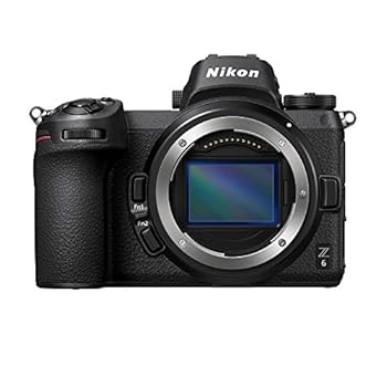 【中古】【未当て嵌める】Nikon 鏡鑑レスカメラ 一眼 Z6 上半身 黒いこと