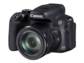 【中古】Canon コンパクトデジタルカメラ PowerShot SX70 HS 光学65倍望遠レンズ/EVF内蔵/Wi-FI相応う PSSX70HS