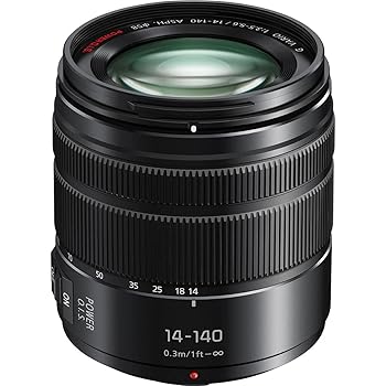 【中古】パナソニック(Panasonic) 高倍率ズームレンズ マイクロフォーサーズ用 ルミックス G VARIO/14-140mm/F3.5-5.6IIASPH./POWER O.I.S. ブラック H-F
