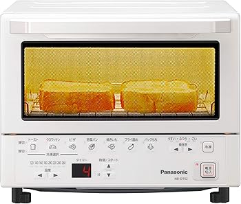 【中古】パナソニック パウダーコンパクトオーヴン 乾杯焼き健康状態自動小銃合わせる 8度合い気温調節する 白いこと NB-DT52-W