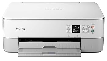 【中古】【未当て嵌める】Canon 印刷機 A4インクジェット結びあわせる機 PIXUS TS5330 白いこと 2019年青写真 テレ細工物向け