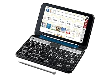 【中古】シャープ 電子辞書 BRAIN 高校生モデル(6教科対応) PW-H1-K(ネイビー系) 2021年発売モデル|AJIMURA-SHOP