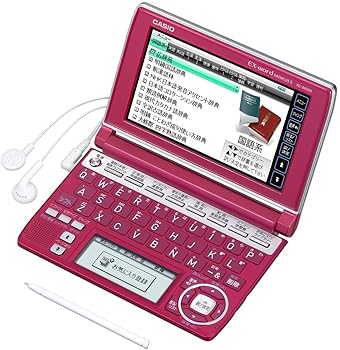 【中古】CASIO Ex-word 陰電子字引き XD-A6500RD 赤いこと 多字引き組み入れる模範例 ツインタッチパネル 音吐相応う 100コンテンツ 日本読みもの300細工物/分野読みもの100細工物寄せあつめる