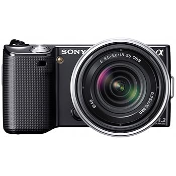 【中古】SONY デジタル一眼α NEX-5 ズームレンズキット ブラック NEX-5K/B