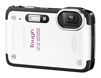 【中古】OLYMPUS デジタル写真機 TG-620 1200万絵素 5m雨合羽 後押し照らしだす型CMOS 広角28粍 白いこと TG-620 WHT