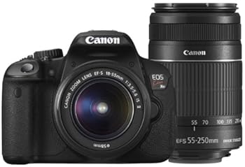 【中古】Canon デジタル一眼二眼レフ写真機 EOS Kiss X6i ダブルズームキット EF-S18-55粍/EF-S55-250粍嘱する KISSX6i-WKIT