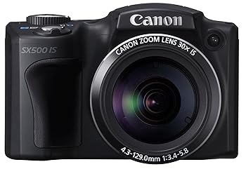 【中古】【未当てはめる】Canon デジタル写真器 PowerShot SX500IS 約1600万絵素 光学30倍望遠レンズ 黒いこと PSSX500IS