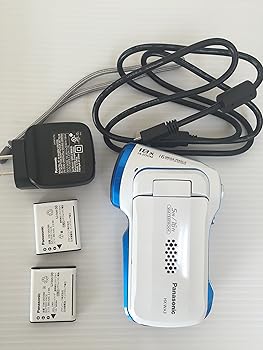 【中古】パナソニック デジタルムービーカメラ 防水&タフ設計 ホワイト HX-WA30-W
