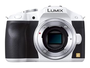 【中古】パナソニック ミラーレス一眼カメラ ルミックス G6 ボディ 1605万画素 ホワイト DMC-G6-W｜AJIMURA-SHOP