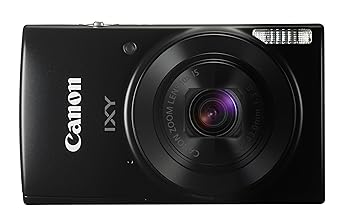 【中古】【未当てはめる】Canon デジタル写真器 IXY 190 黒いこと 光学10倍望遠レンズ IXY190BK