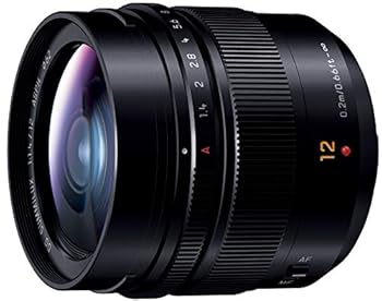 【中古】【未使用】パナソニック(Panasonic) 単焦点 広角レンズ マイクロフォーサーズ用 ライカ DG SUMMILUX 12mm/F1.4 ASPH. H-X012｜AJIMURA-SHOP