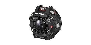 【中古】【未当て嵌める】CASIO(カシオ) デジタル写真機 G\u0027z EYE GZE-1 耐衝撃落っこちる4m 雨合羽水深50m 黒いこと GZE-1BK