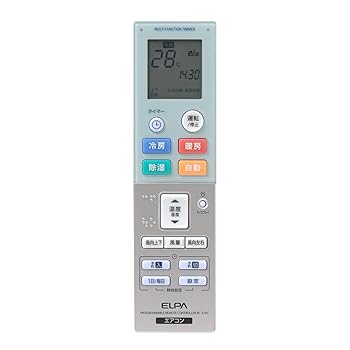 【中古】【未使用】エルパ (ELPA) タイマー付エアコンリモコン エアコン 汎用 動作距離約7m RC-32AC