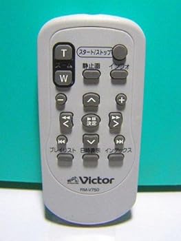 【中古】ビクター ビデオカメラリモコン RM-V750