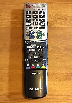 【中古】シャープ 液晶テレビ用リモコンRRMCGB031WJSA(0106380390)