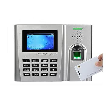 【中古】エンタープライズ出席マシン バイオメトリックフィンガープリントタイム出席システムクロックレコーダー従業員認識記録デバイス電子機械 にイン