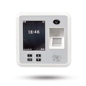 【中古】ドアロックタイム出席ターミナルUSB用バイオメトリック指紋認証アクセス制御機デジタルRFIDリーダースキャナセンサー タイムレコーダーの従業員